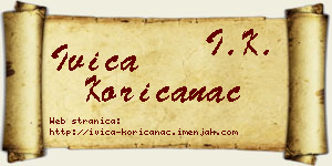 Ivica Korićanac vizit kartica